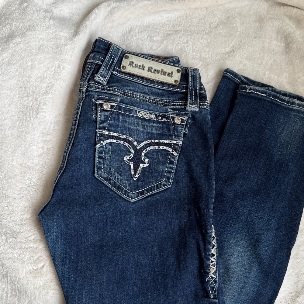 Rock Revival Dark Blue jeans